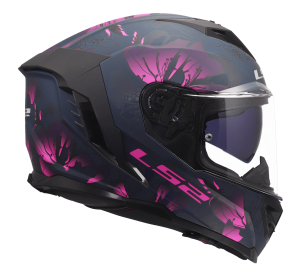 LS2 FF818 STORM III BURST BLACK PINK XL