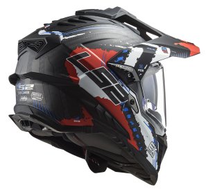 LS2 MX701 Explorer C EXTEND Matt Red XL