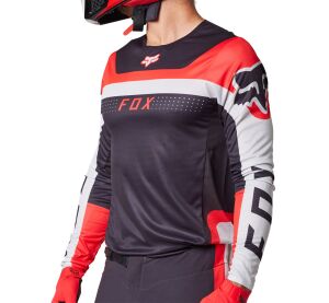 FOX Flexair Efekt Jersey  - L, Fluo RED MX23