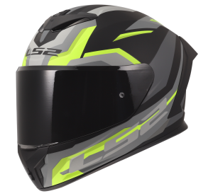 LS2 FF820 RAPID III HYPER BLACK H-V YELLOW XXL