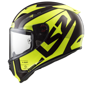 LS2 FF323 ARROW C EVO STING WINEBERRY H-V YELLOW XXL