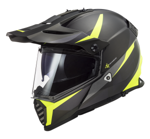 LS2 MX436 PIONEER EVO ROUTER BLACK H-V YELLOW XS