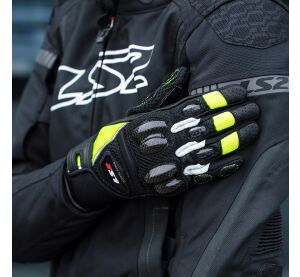 LS2 SPARK 2 AIR MAN GLOVES BLACK H-V YELLOW XL