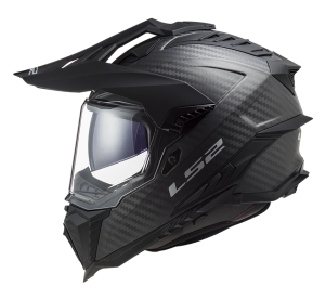 LS2 MX701 EXPLORER C SOLID MATT CARBON XS