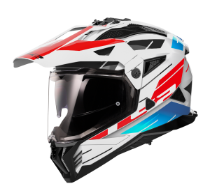 LS2 MX702 PIONEER II NAMIB WHITE BLUE RED-06 L