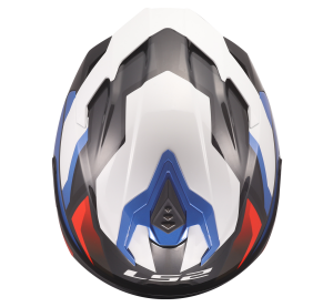 LS2 FF817 CHALLENGER II VIPER WHITE BLUE RED L