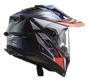 LS2 MX701 EXPLORER C FOCUS G.BLUE WHITE RED XS