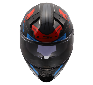 LS2 FF811 VECTOR II C SAVAGE WHITE BLUE RED-06 L