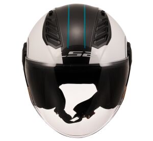 LS2 OF616 AIRFLOW II COVER WHITE BROWN-06 XXL