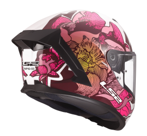LS2 FF820 RAPID III POPPIES II WHITE PINK S
