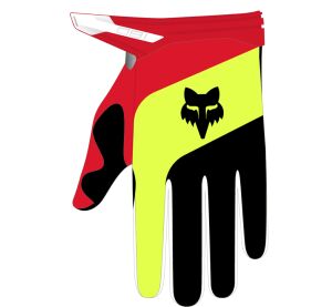 FOX 180 Ballast Glove - M, Black/Red MX24