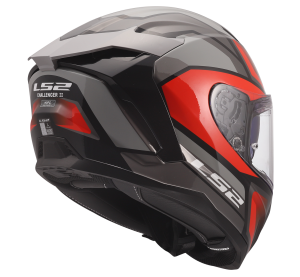 LS2 FF817 CHALLENGER II VIPER GREY RED L
