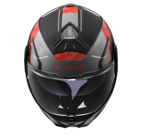 LS2 FF910 ADVANT II GLIDE BLACK GREY RED XXS