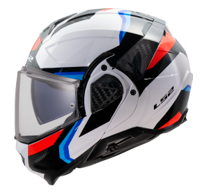 LS2 FF910 ADVANT II TRIPLE WHITE BLUE RED L
