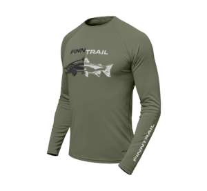 Finntrail Longsleeve Wave Fish Khaki M