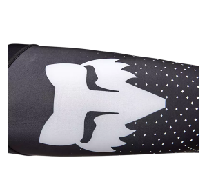 FOX Flexair Fracture Kb Sock, M, White/Black