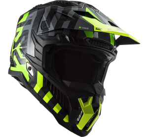 LS2 MX703 C X-FORCE BARRIER H-V YELLOW GREEN-06 M
