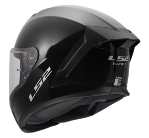 LS2 FF820 RAPID III SOLID GLOSS BLACK L