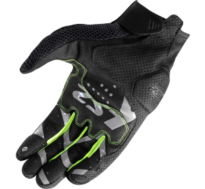 LS2 RAY II MAN GLOVES BLACK H-V YELLOW L
