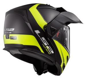 LS2 FF324 METRO RAPID MATT BLACK YELLOW P/J XS