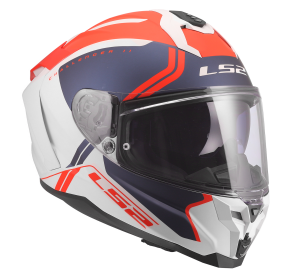 LS2 FF817 CHALLENGER II TITAN WHITE BLUE RED M