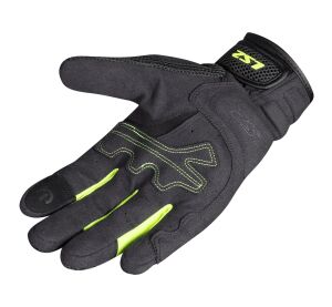 LS2 KUBRA MAN GLOVES ANTHRACITE H-V YELLOW M