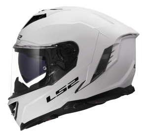 LS2 FF818 STORM III SOLID GLOSS WHITE M