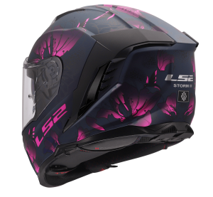 LS2 FF818 STORM III BURST BLACK PINK XXS
