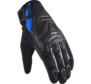 LS2 ALL TERRAIN MAN GLOVES BLACK BLUE M