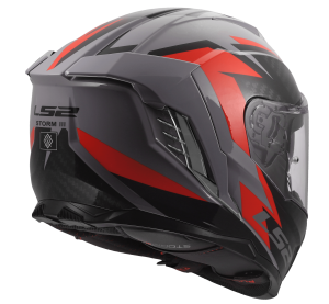 LS2 FF818 STORM III DYNAMO GREY RED S