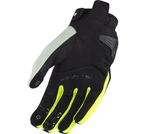 LS2 DART 2 MAN GLOVES BLUE H-V YELLOW