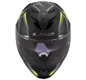 LS2 FF818 STORM III DYNAMO BLACK H-V YELLOW XXL