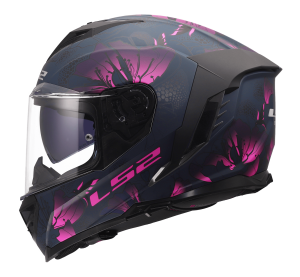 LS2 FF818 STORM III BURST BLACK PINK 3XL