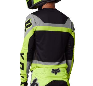 FOX Flexair Efekt Jersey  - M, Fluo Yellow MX23