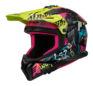 LS2 MX708 FAST II GORILLA PURPLE H-V YELLOW-06 L
