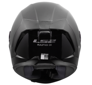 LS2 FF820 RAPID III SOLID GLOSS BLACK L
