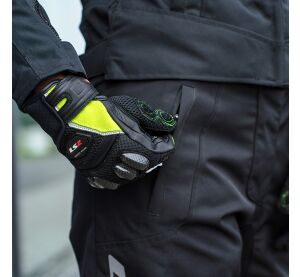 LS2 SPARK 2 AIR MAN GLOVES BLACK H-V YELLOW XL