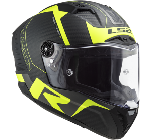 LS2 FF805 THUNDER C RACING1 MATT H-V YELLOW M