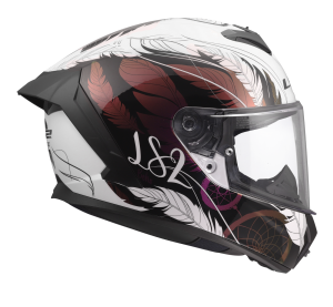 LS2 FF820 RAPID III BOHO WHITE BLACK PINK M