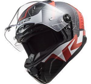 LS2 FF805 THUNDER C RACING1 GL.RED WHITE