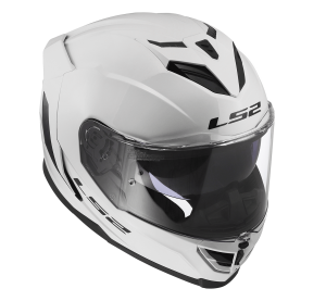 LS2 FF818 STORM III SOLID GLOSS WHITE XL