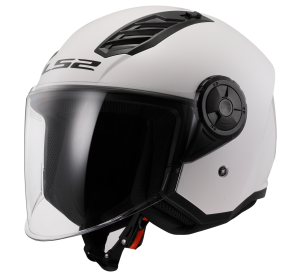 LS2 OF616 AIRFLOW II SOLID GLOSS WHITE-06 S