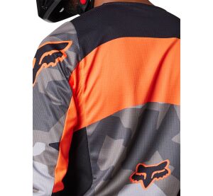 FOX 180 Bnkr Jersey  - S, Grey Camo MX23