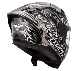 LS2 FF807 DRAGON ENTHUM SILVER M