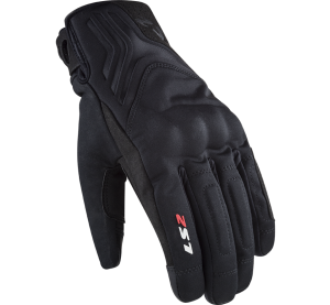 LS2 JET 2 MAN GLOVES BLACK M