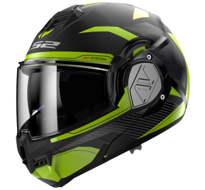 LS2 FF906 ADVANT REVO MATT BLACK H-V YELLOW-06 XL