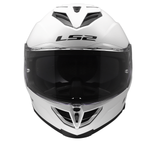 LS2 FF818 STORM III SOLID GLOSS WHITE XXS