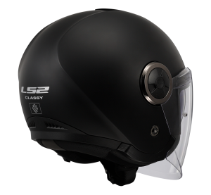 LS2 OF620 CLASSY SOLID MATT BLACK-06 M