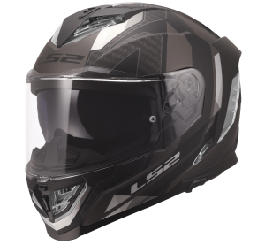LS2 FF818 STORM III SPORTY BLACK GREY L