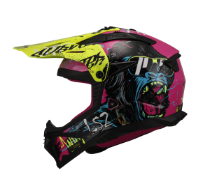 LS2 MX708 FAST II GORILLA PURPLE H-V YELLOW-06 M